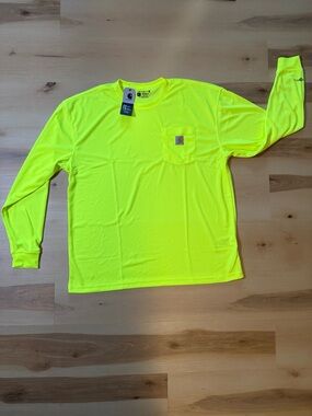 Cahartt Neon Yellow Long-Sleeve